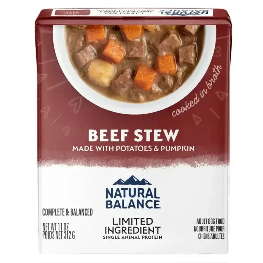 Natural Balance Pet Foods L.I.D. Pouch Wet Dog Food 12ea/11 oz