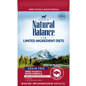 Natural Balance Pet Foods L.I.D. Sweet Potato and Bison Adult Dry Dog Food