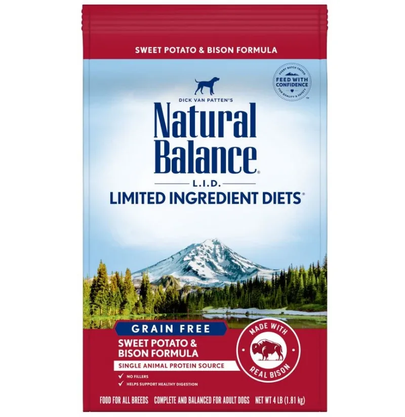 Natural Balance Pet Foods L.I.D. Sweet Potato and Bison Adult Dry Dog Food