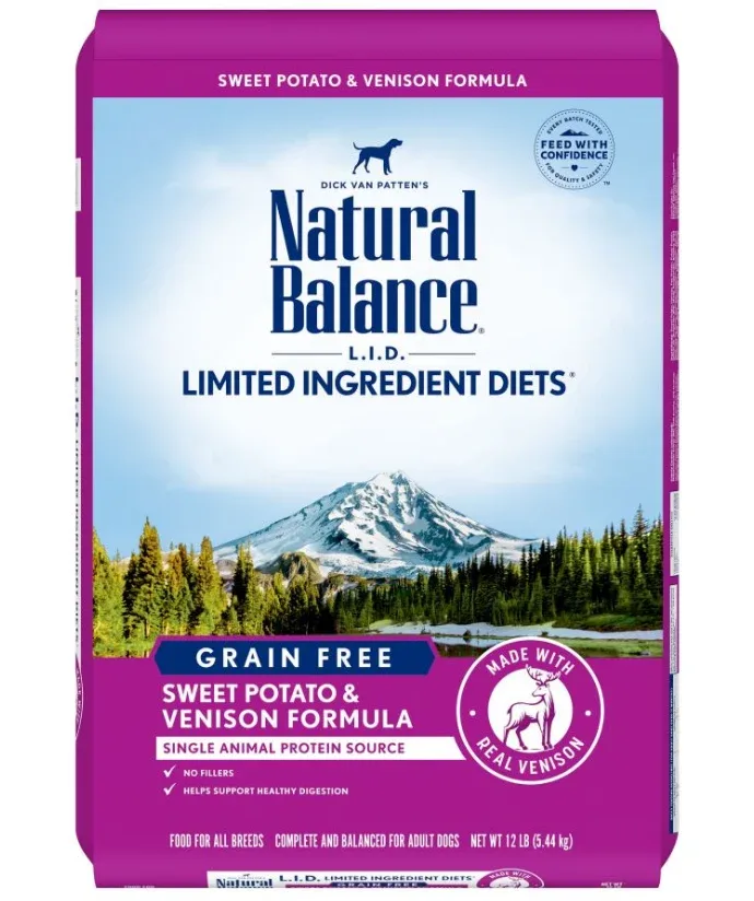 Natural Balance Pet Foods L.I.D. Sweet Potato and Venison Adult Dry Dog Food