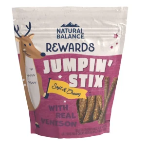 Natural Balance Rewards Jumpin' Stix Dog Treat With Real Venison 10oz