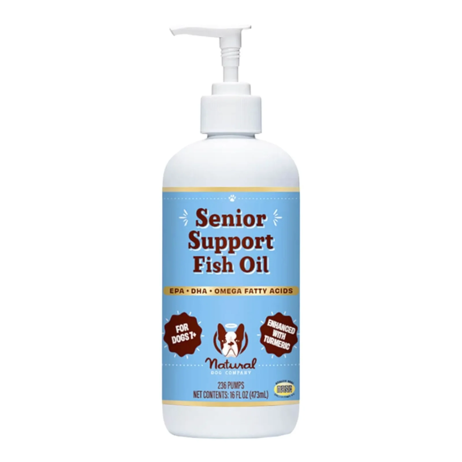 Natural Dog Company Senior Support Oil Supplement, 16oz