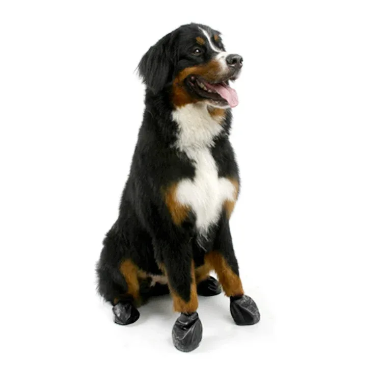 Natural Rubber Dog Boots in Black - Image 2