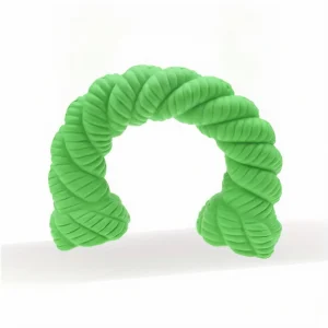 Natural Rubber Horseshoe-Shaped Chew Toys,Dog Toys For Aggressive Chewers