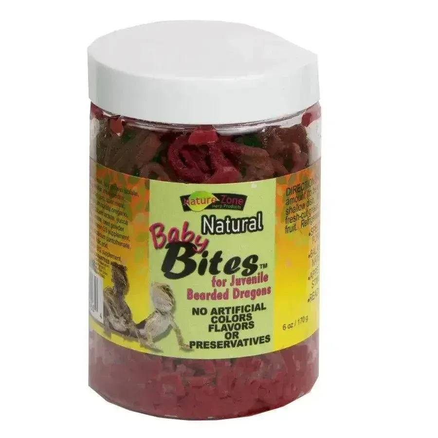 Nature Zone Baby Bites for Juvenile Bearded Dragons 6 oz