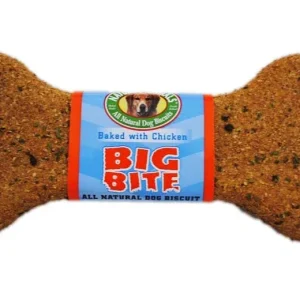 Natures Animals All Natural Big Bite Dog Biscuit Chicken Bulk 8in/24pc