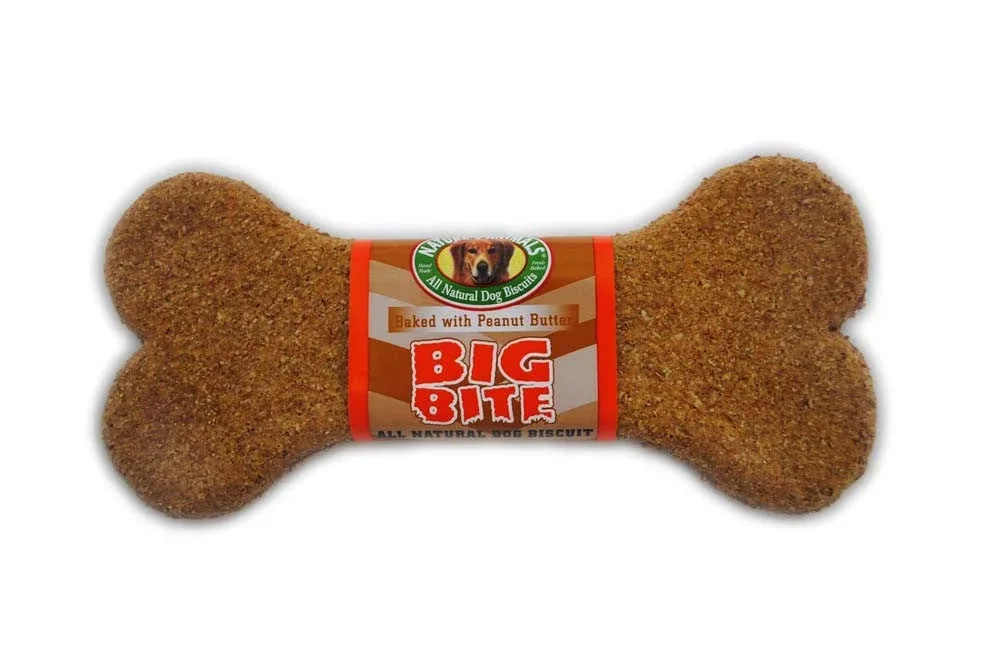 Natures Animals All Natural Chicken Big Bite Biscuit Peanut Butter Bulk 8in/24pc