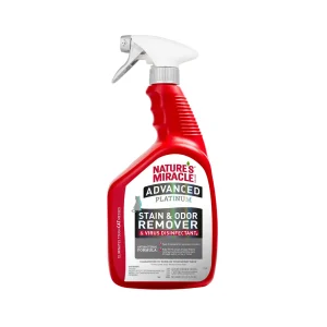 Nature's Miracle® Advanced Platinum Stain & Odor Remover & Virus Disinfectant Spray For Cat Messes