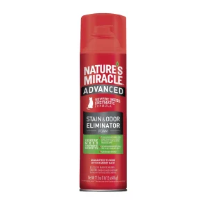 Nature's Miracle® Advanced Stain & Odor Eliminator Foam For Severe Cat Messes, Enzymatic Formula