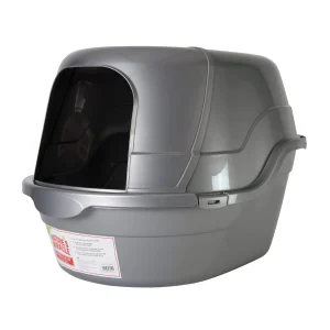 Nature's Miracle Hooded Flip Top Cat Litter Box With Built-In Odor Control Charcoal Filter
