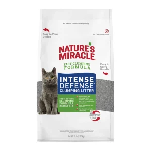 Nature's Miracle® Intense Defense™ Fast-Clumping Litter, Bio-Enzymatic Formula For Odor Control