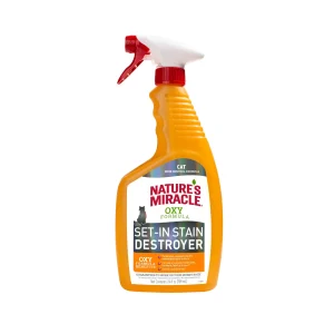 Nature's Miracle® Just For Cats Set-In Stain Destroyer Spray, Oxy Formula For Multi-Surface Messes