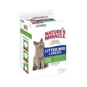 Nature's Miracle Odor Control Jumbo Litter Box Liners For Cats, Fits Most XL & Jumbo Litter Boxes