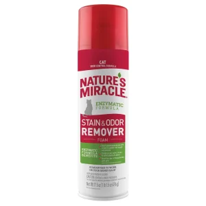 Nature's Miracle® Stain & Odor Remover Foam For Cats, Enzymatic Formula For Multi-Surface Messes