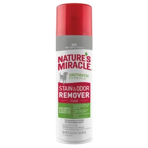 Nature's Miracle® Stain & Odor Remover Foam For Dogs, Enzymatic Formula For Multi-Surface Messes