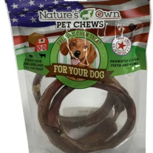 Nature's Own USA Bully Rings Natural Dog Chews - Beef - 3 Pack