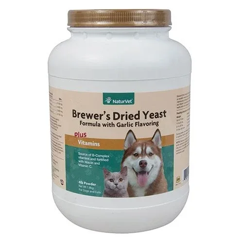 Naturvet Brewers Yeast & Garlic Powder - 4lbs