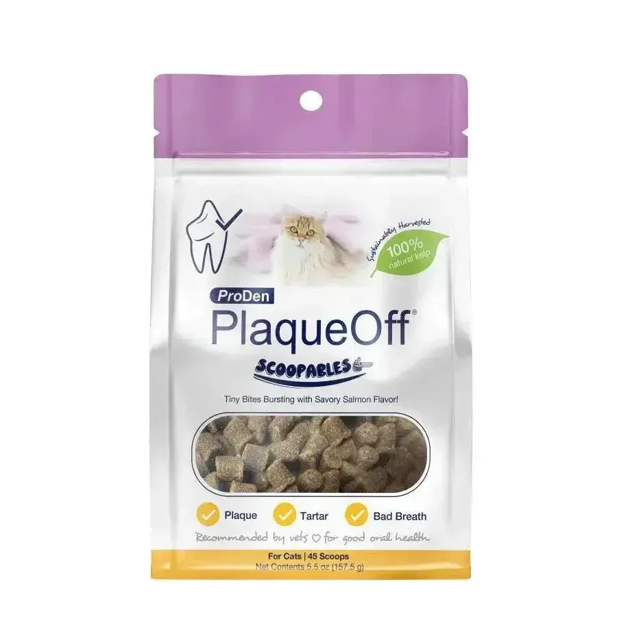 NaturVet ProDen PlaqueOff Scoopables Cat Dental Treat 5.5 oz