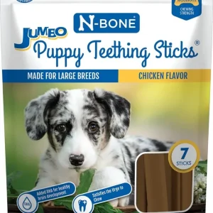 Nbone Pupy Teething Sticks Jumbo Chicken 7Ct