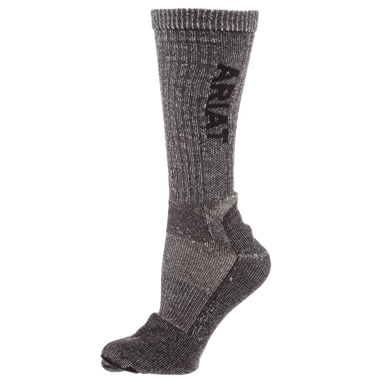 Nester Hoisery Ariat Men`s LW Steel Toe Merino Brown Over The Calf Socks - Image 2