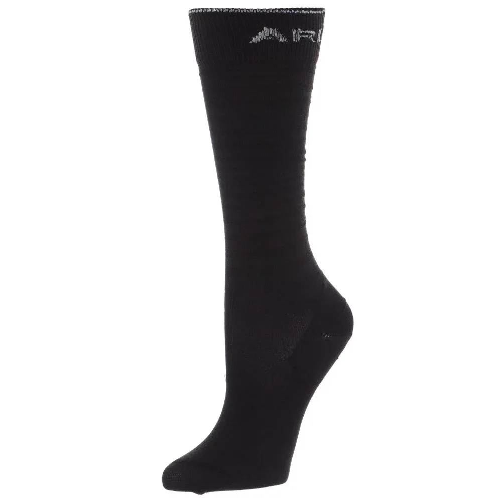 Nester Hoisery AriatTek UltraThin Performance Black and Grey Over The Calf Socks MEDIUM