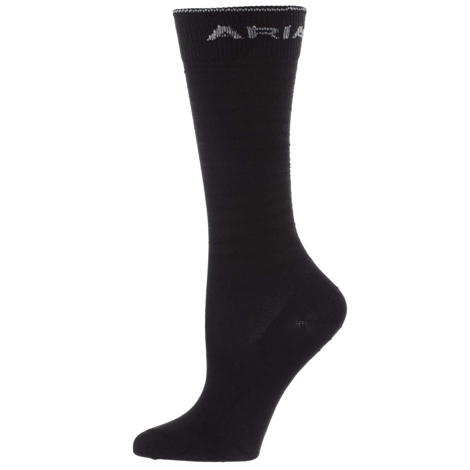 Nester Hoisery AriatTek UltraThin Performance Black and Grey Over The Calf Socks MEDIUM - Image 2