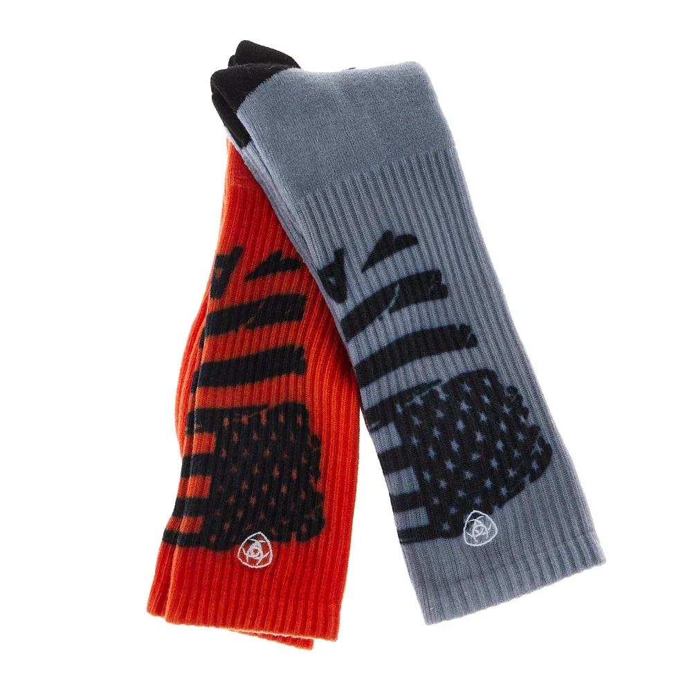 Nester Hoisery Patriot Graphic Crew Socks