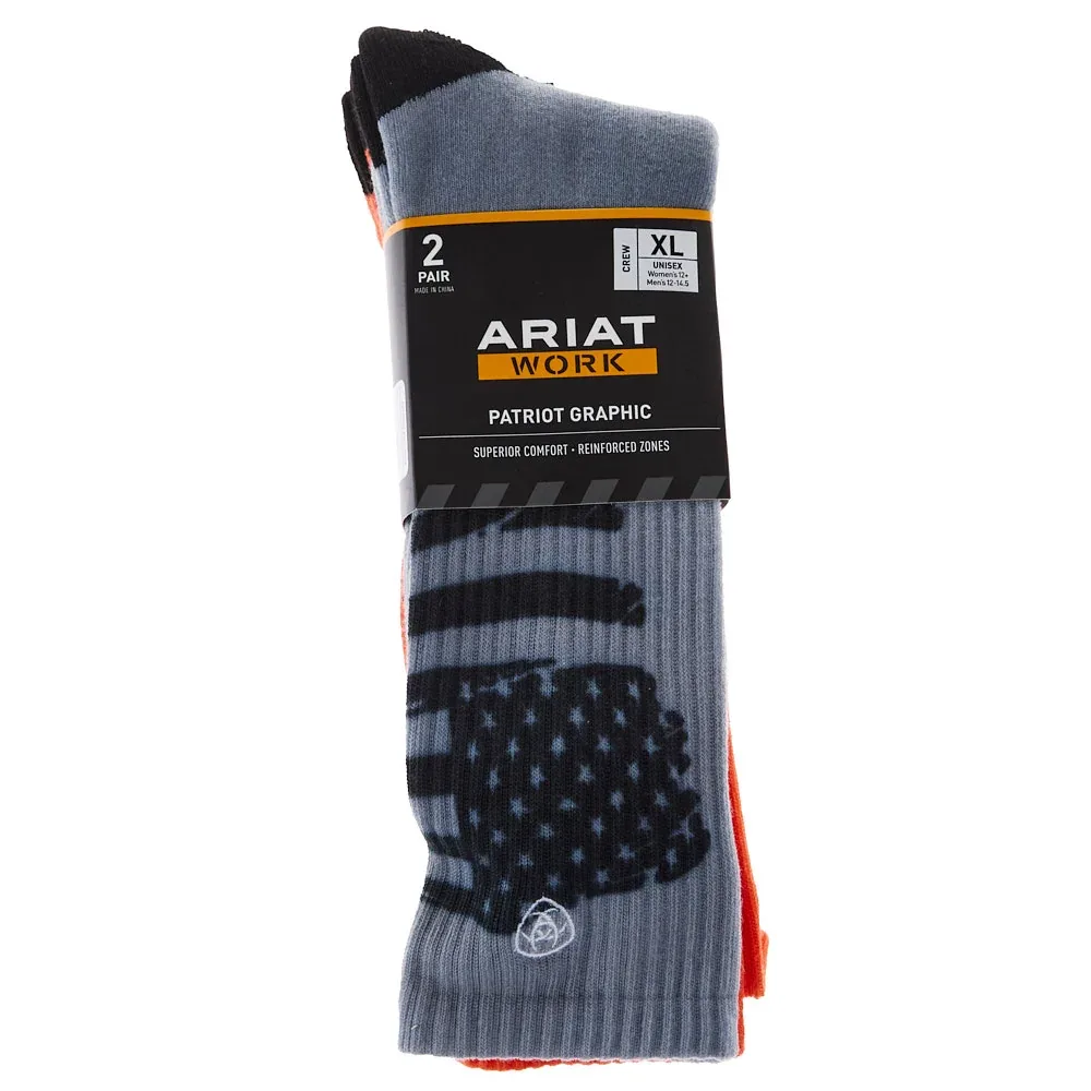 Nester Hoisery Patriot Graphic Crew Socks - Image 2
