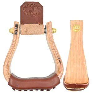 Nettles Country 2in Youth Varnish Flatbottom Stirrups