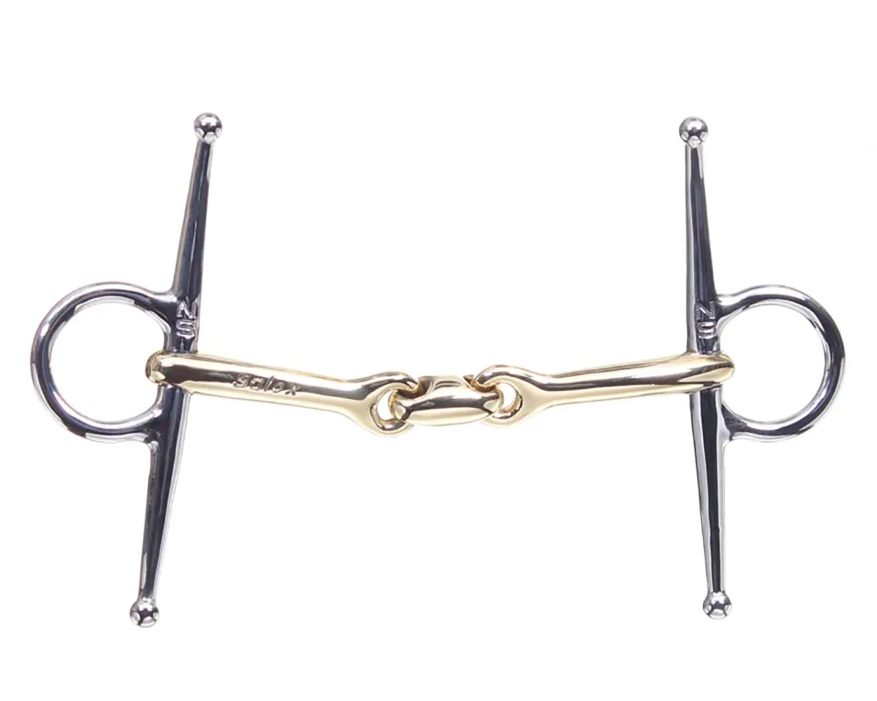 Neue Schule Pony Tranz Angled Lozenge Full Cheek Bit - 10 mm mouth