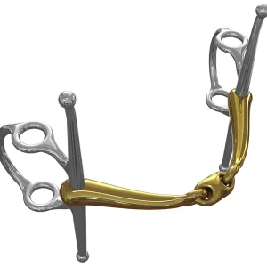 Neue Schule Tranz Angled Lozenge Nelson Running Lever Bit - 16 mm mouth