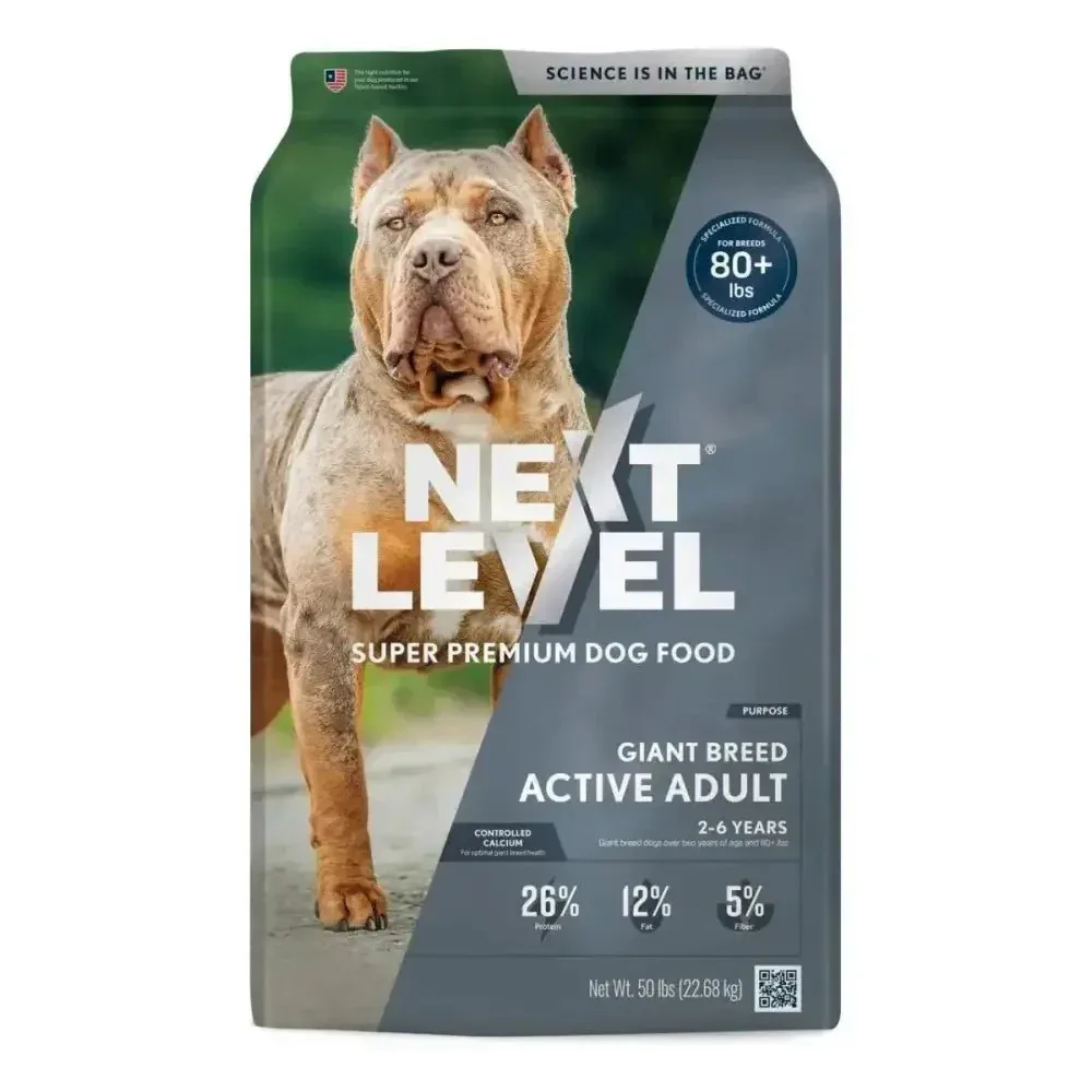 Next Level Giant Breed Active Adult Dry Dog Food 50 lb