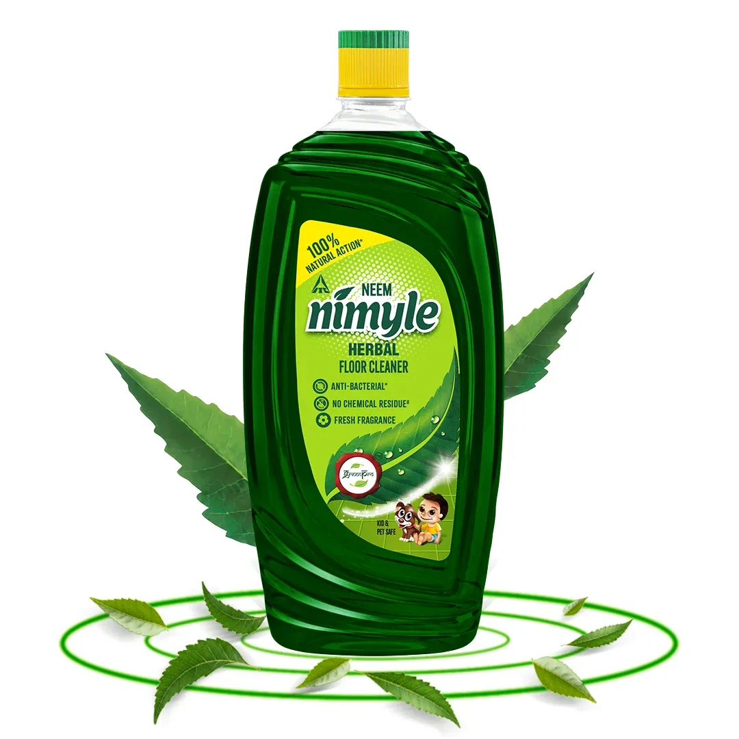 Nimyle Neem Herbal Based 99.9% Anti Bacterial Liquid Floor/Surface Cleaner for Kids & Pets