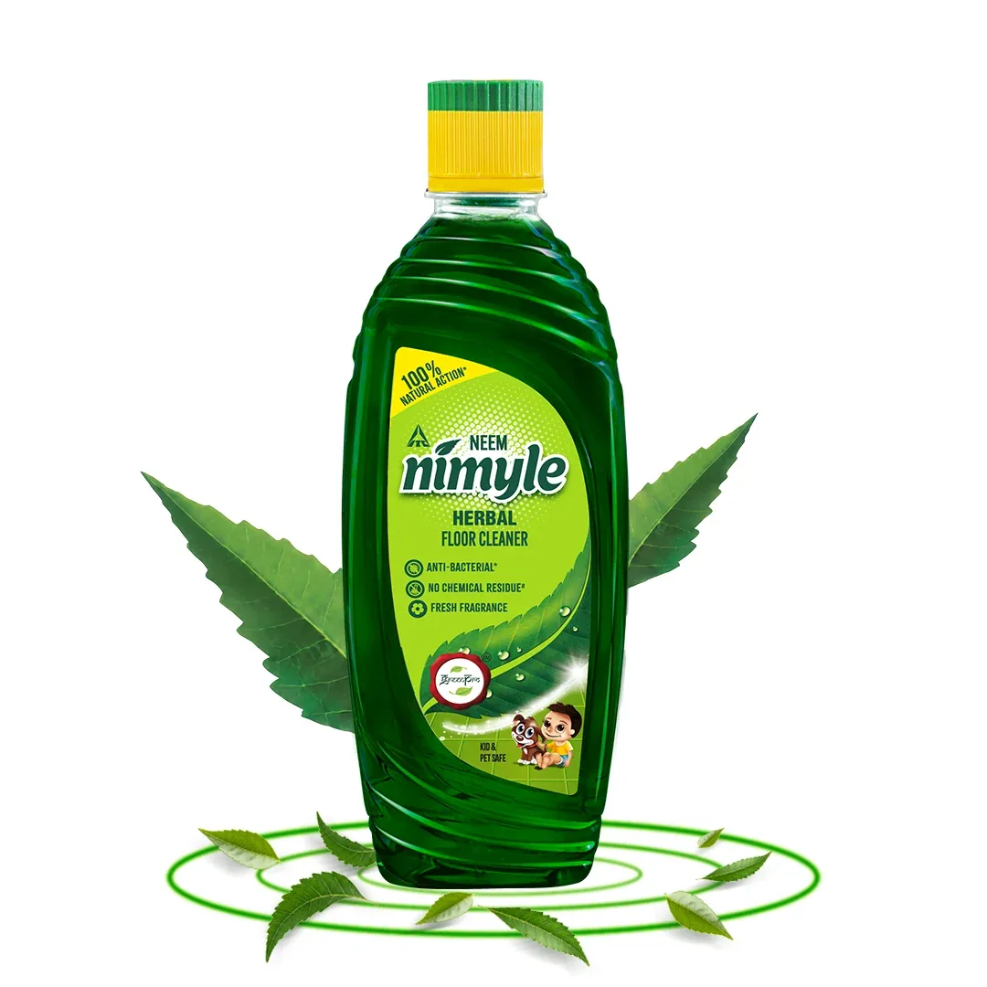 Nimyle Neem Herbal Based 99.9% Anti Bacterial Liquid Floor/Surface Cleaner for Kids & Pets - Image 2