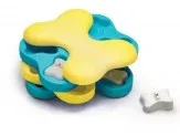 Nina Ottosson Tornado Interactive Dog Toy, Blue/Yellow, LG, 11 in - Image 2