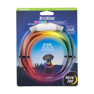 Nite Ize® NiteHowl® LED Rechargeable Necklace, Safety Necklace, DISC-O Select, Multi Color