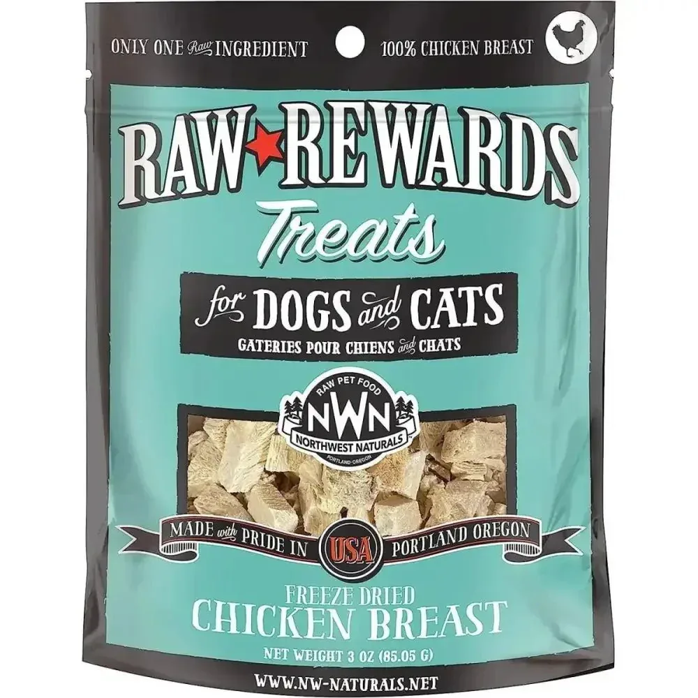 Northwest Naturals Chicken Breast Freeze-Dried Treats for Dogs and Cats