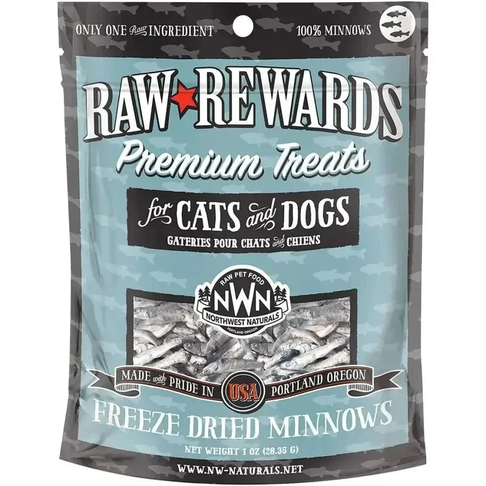 Northwest Naturals Minnows Freeze-Dried Treats for Dogs and Cats
