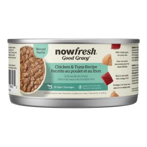 Now Fresh Cat Good Gravy Grain Free Minced Chicken & Tuna Recipe, 3 oz, Case of 12