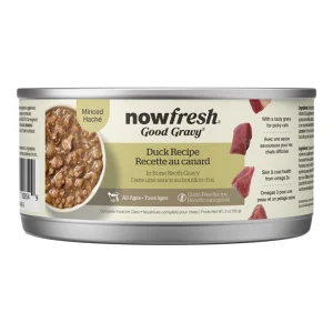 Now Fresh Cat Good Gravy Grain Free Minced Duck Recipe, 3 oz, Case of 12