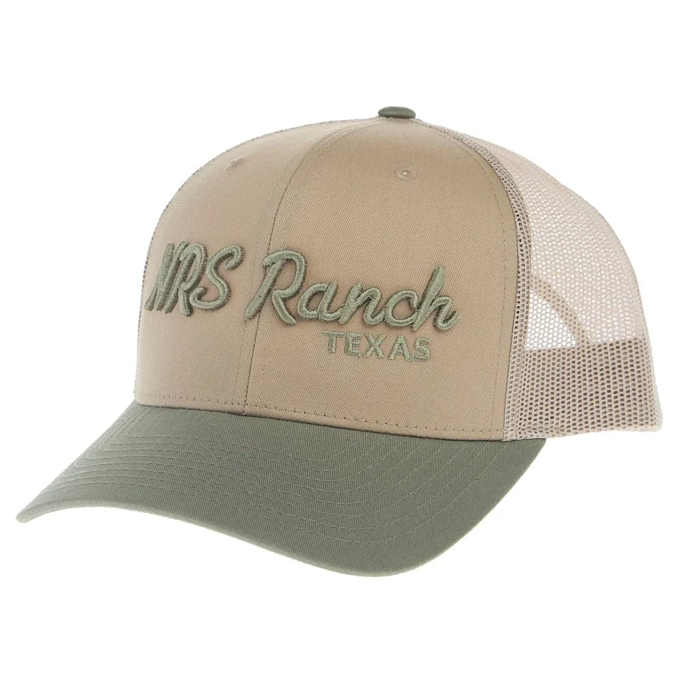 NRS 3D Embroidery Khaki & Loden Cap - Image 2