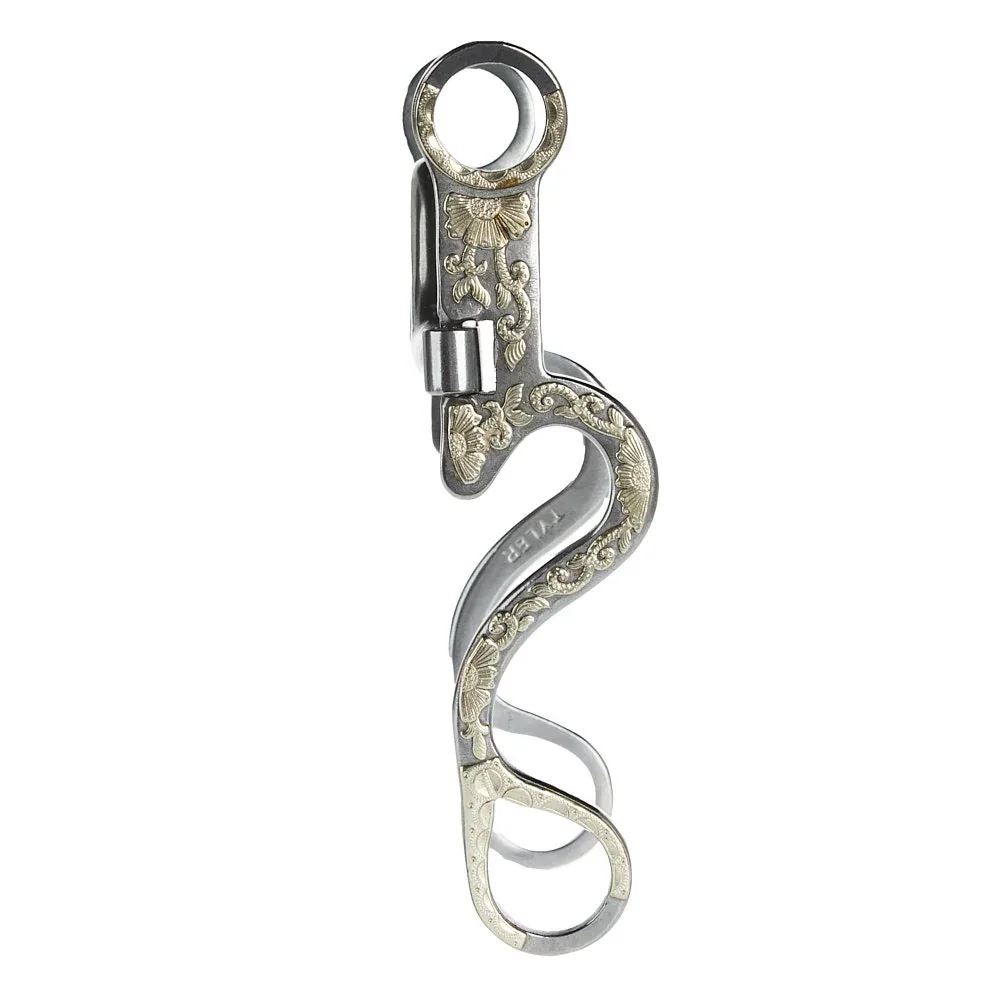 NRS Calvary Floral Shank High Port Bit - Image 2