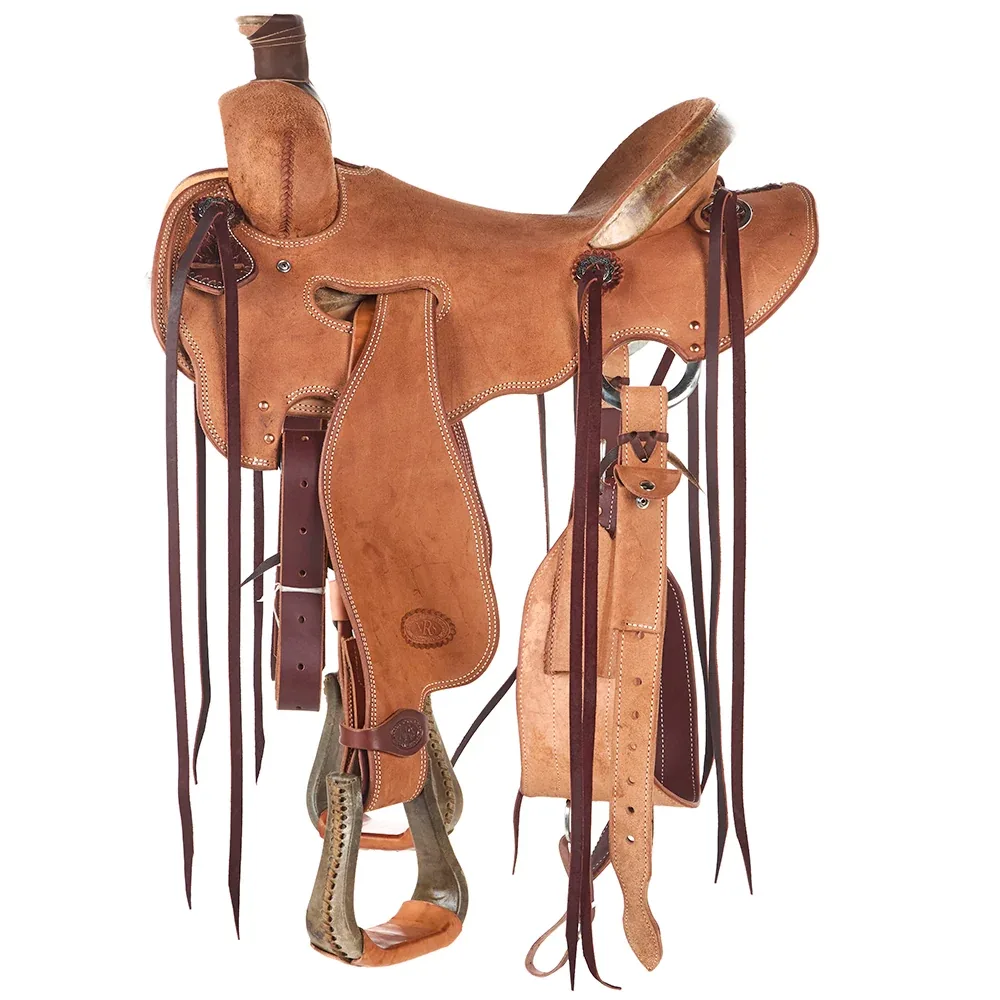 Nrs Competitor Series Heavy Oil No Lace Swells Roughout Strip Down Saddle - Image 2