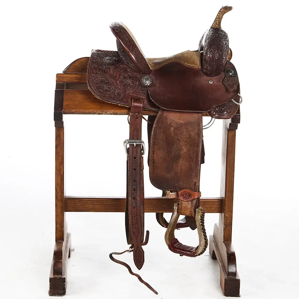 Nrs Competitor Series Used 13in Youth Barrel Saddle - Image 2
