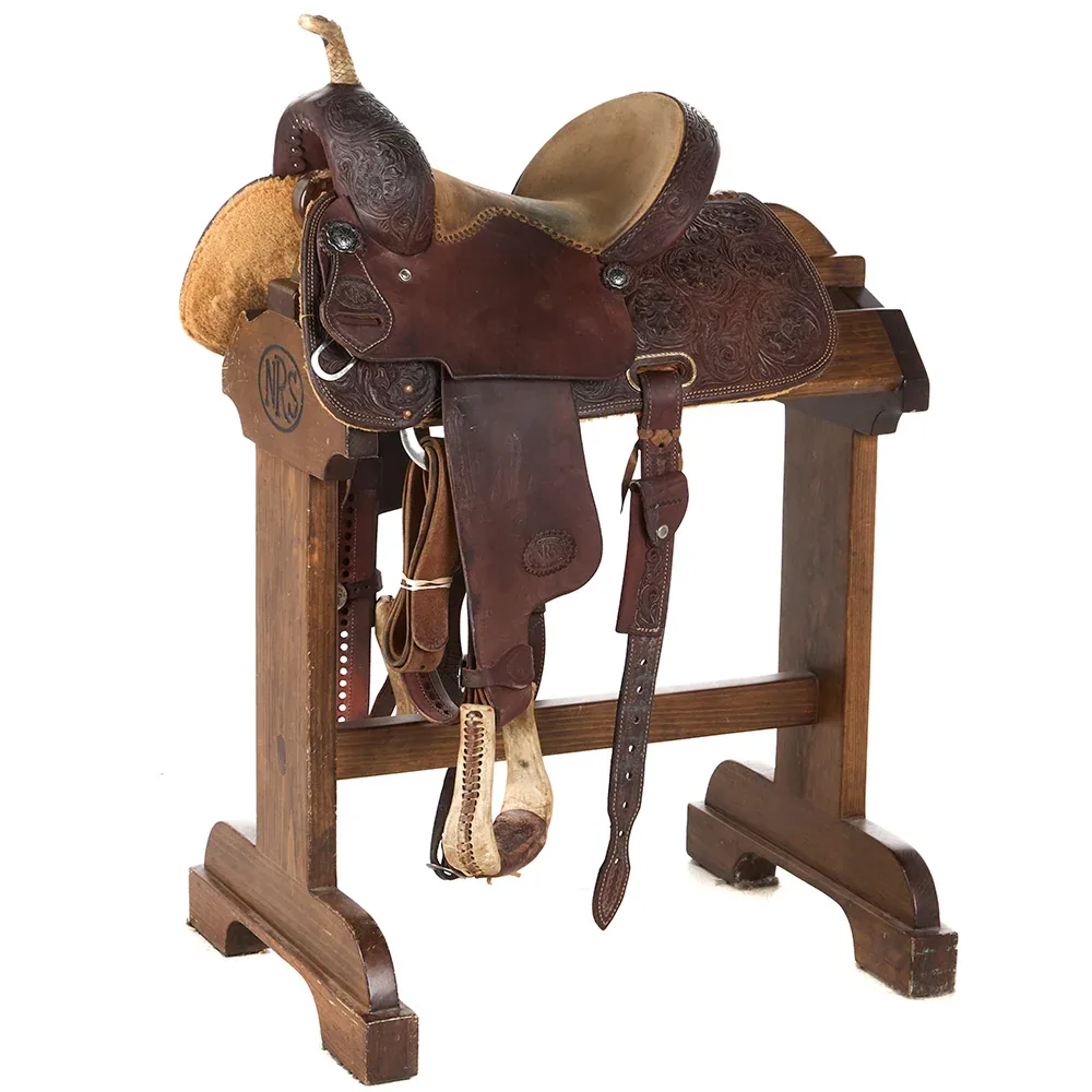 Nrs Competitor Series Used 13in Youth Jay Flower Barrel Saddle