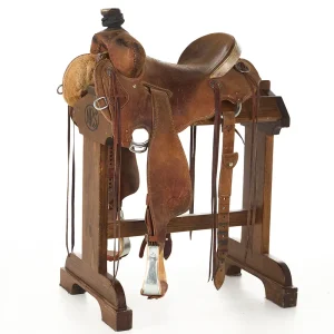 Nrs Competitor Series Used 14.5in Roughout Seat Rig Strip Down Ranch Roper