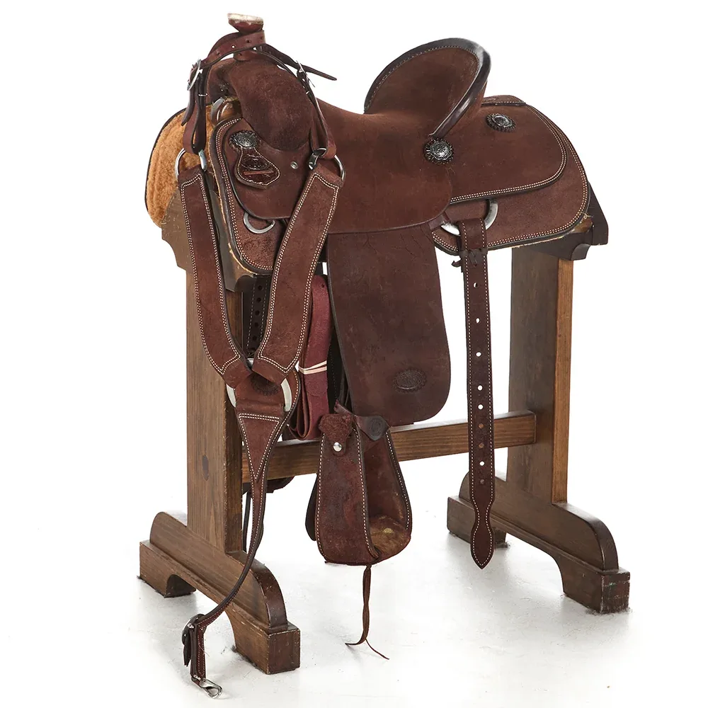 Nrs Competitor Series Used 14in Chocolate Roughout Team Roper