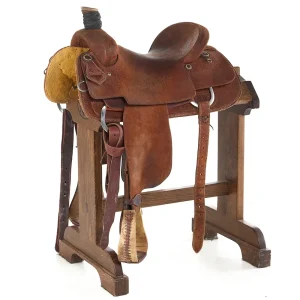 Nrs Competitor Series Used 15.5in Chestnut Roughout Team Roper