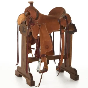 Nrs Competitor Series Used 15.5in Roughout Seat Rig Stripdown Ranch Roper