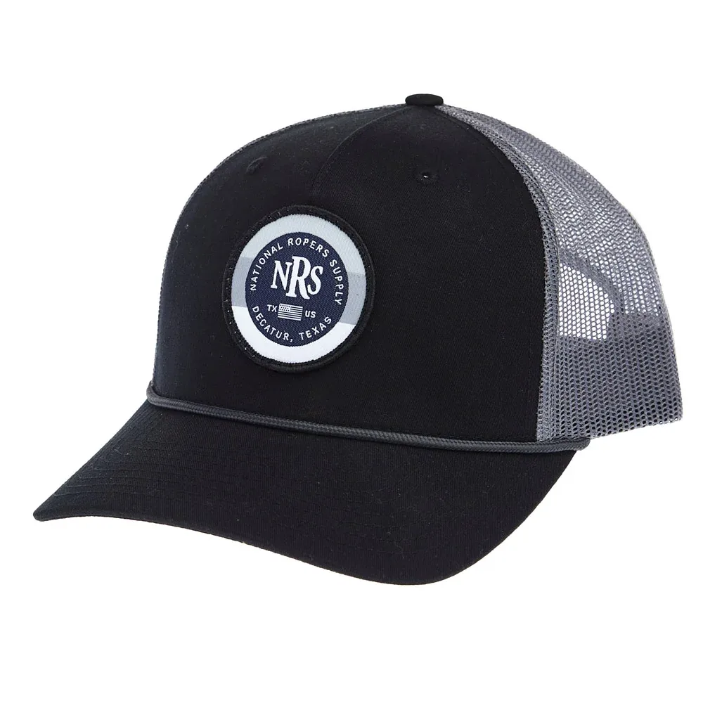 NRS Decatur, Texas Black & Charcoal Round Logo Cap - Image 2